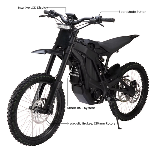 E Ride Pro SS 2.0 - 72V Electric Dirt Bike