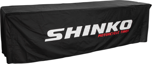 SHINKO, Shinko 8 ft Black Table Cloth 87-4984 for Elegant Dining and Events