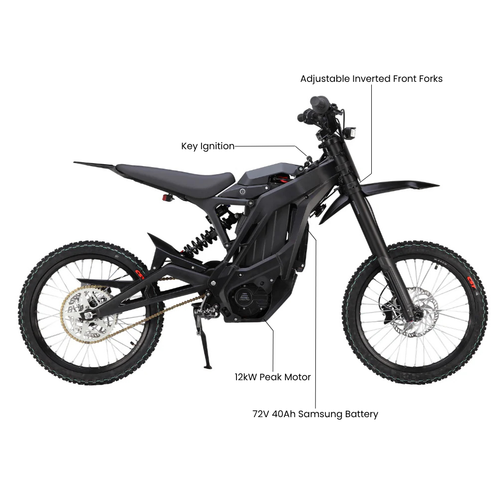 E Ride Pro SS 2.0 - 72V Electric Dirt Bike