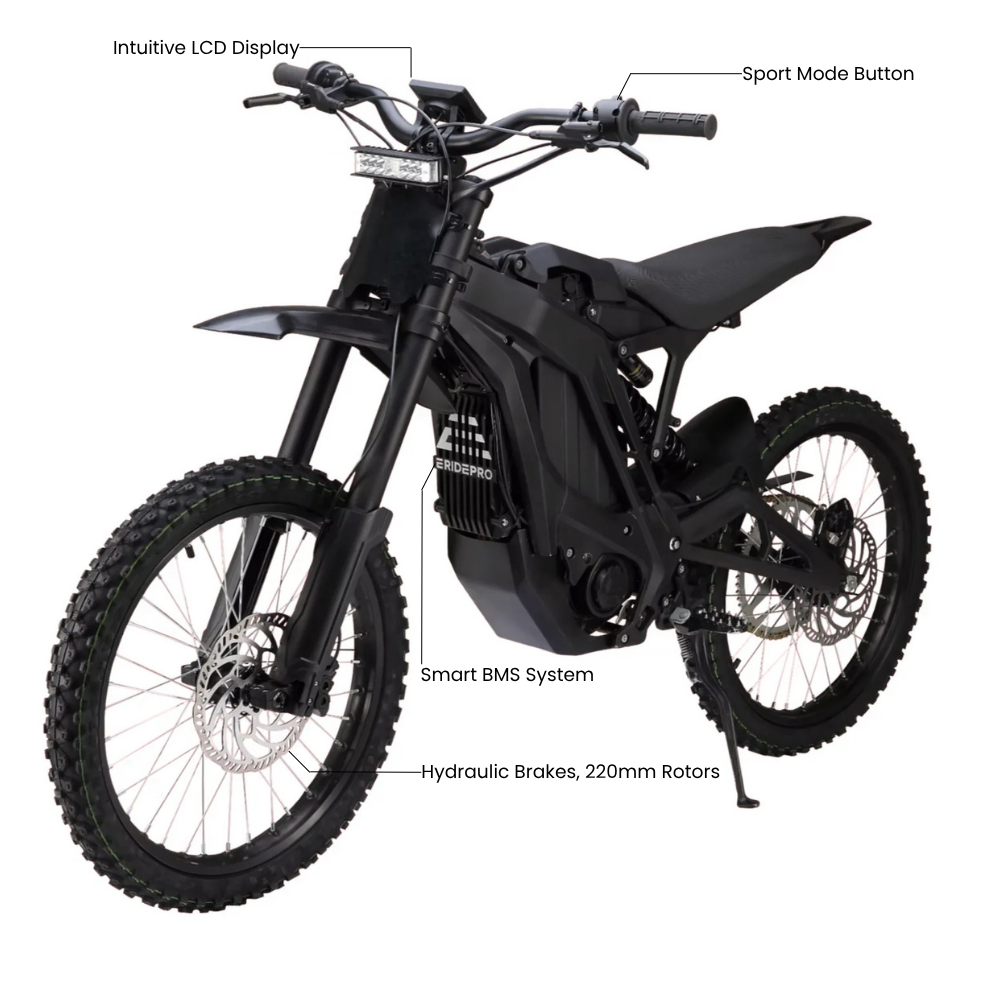 E Ride Pro SS 2.0 - 72V Electric Dirt Bike